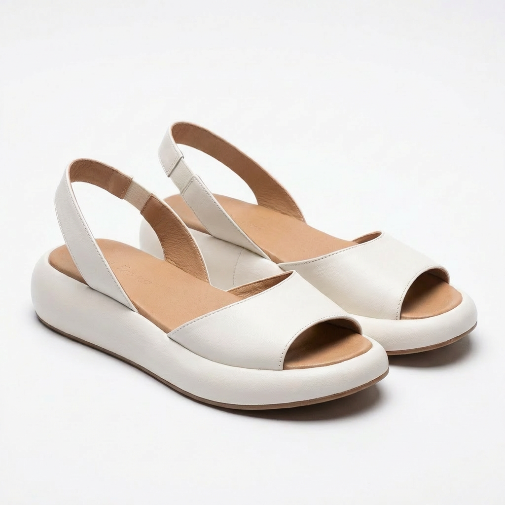 Luna | Women's Platform Sandals With Slingback Strap And Open Toe | Comfort
