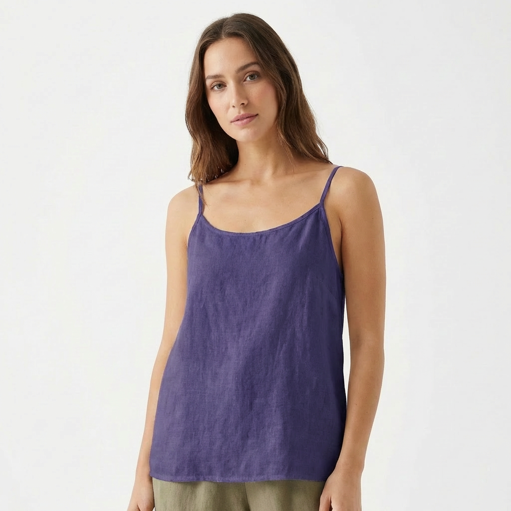 Bella | Women's Camisole With Spaghetti Straps And Scoop Neck | Minimal