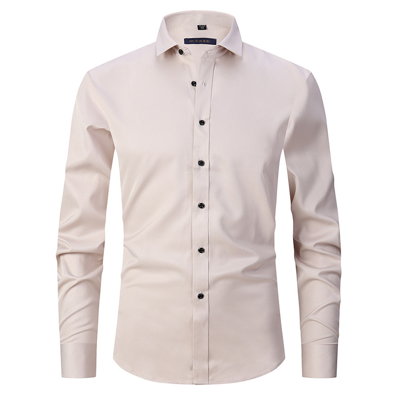 MEN'S SLIM FIT DRESS SHIRT WITH LONG SLEEVES