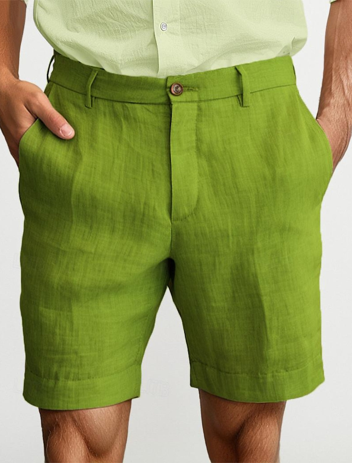 MEN'S LINEN CASUAL SHORTS FOR SUMMER