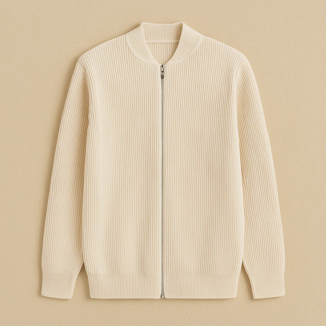 Casual Knitted Cotton Cardigan Men