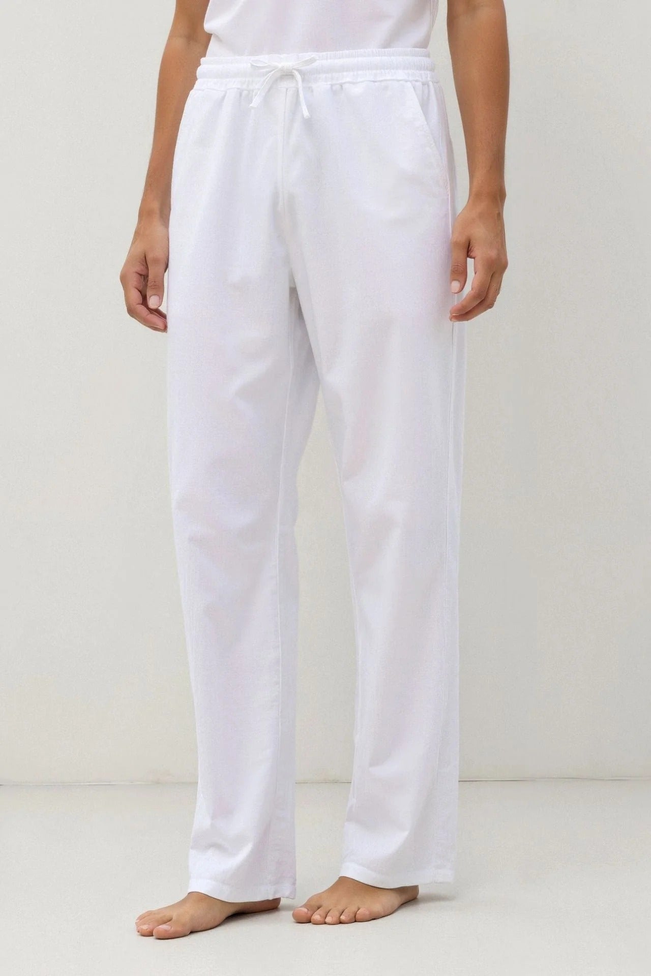 Linen Drawstring Pants for Men