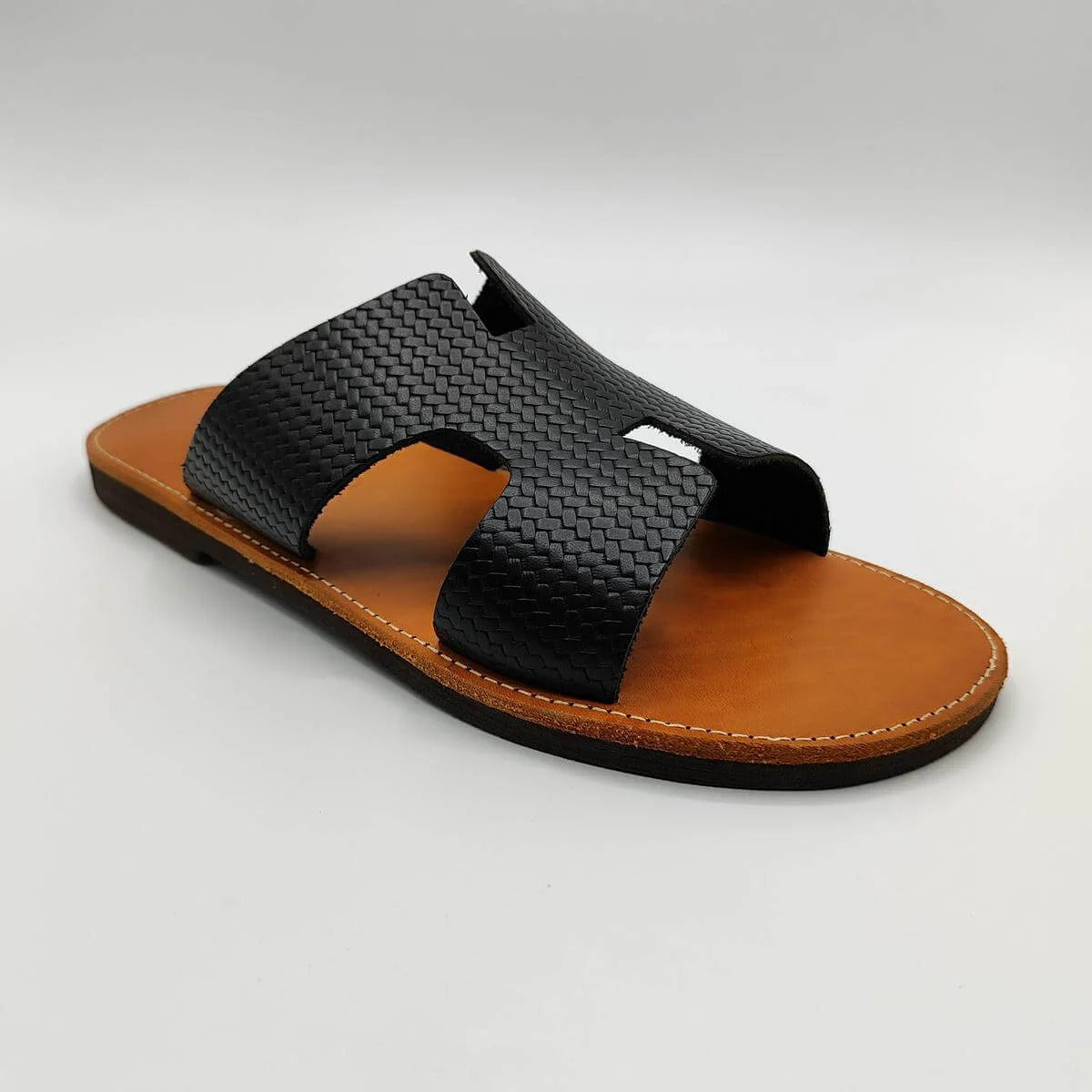 Classic Leather Slide Slippers