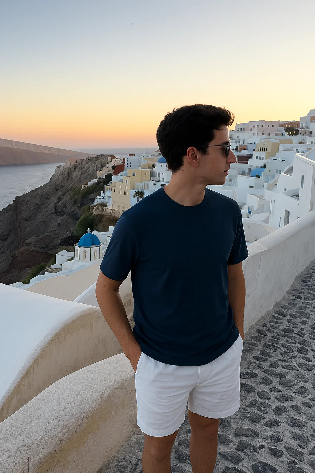 Men's Cotton Blend Crewneck T-Shirt