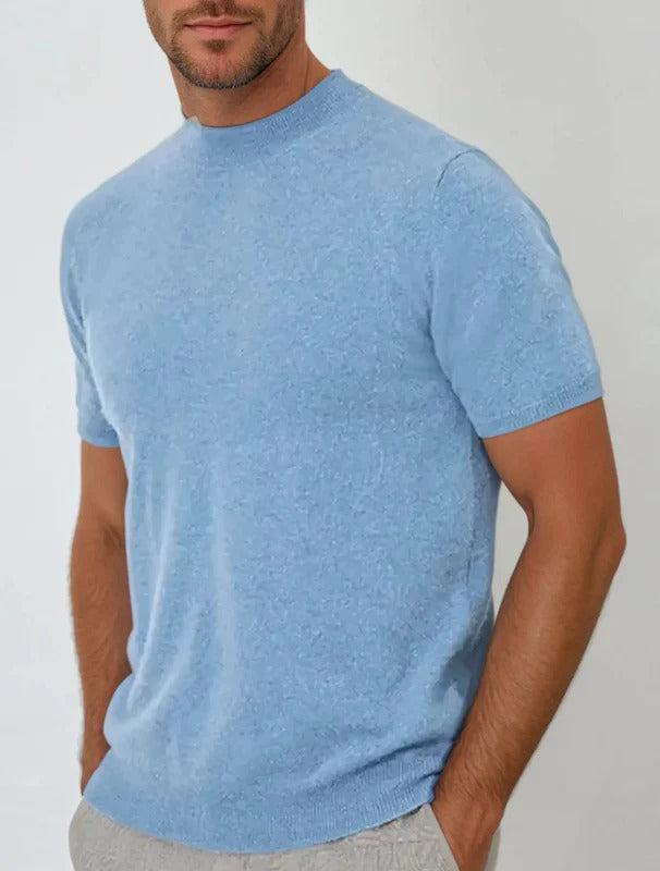 Casual Men's Cashwool Knitted TShirt