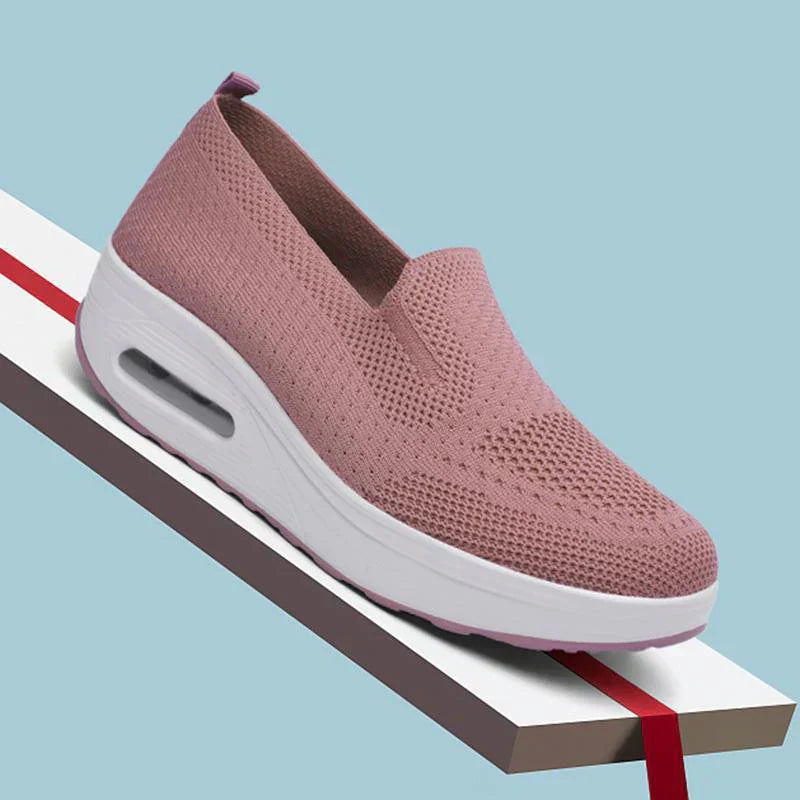 Women's Orthopedic Slip-on Walking Shoes With Cushioned Sole