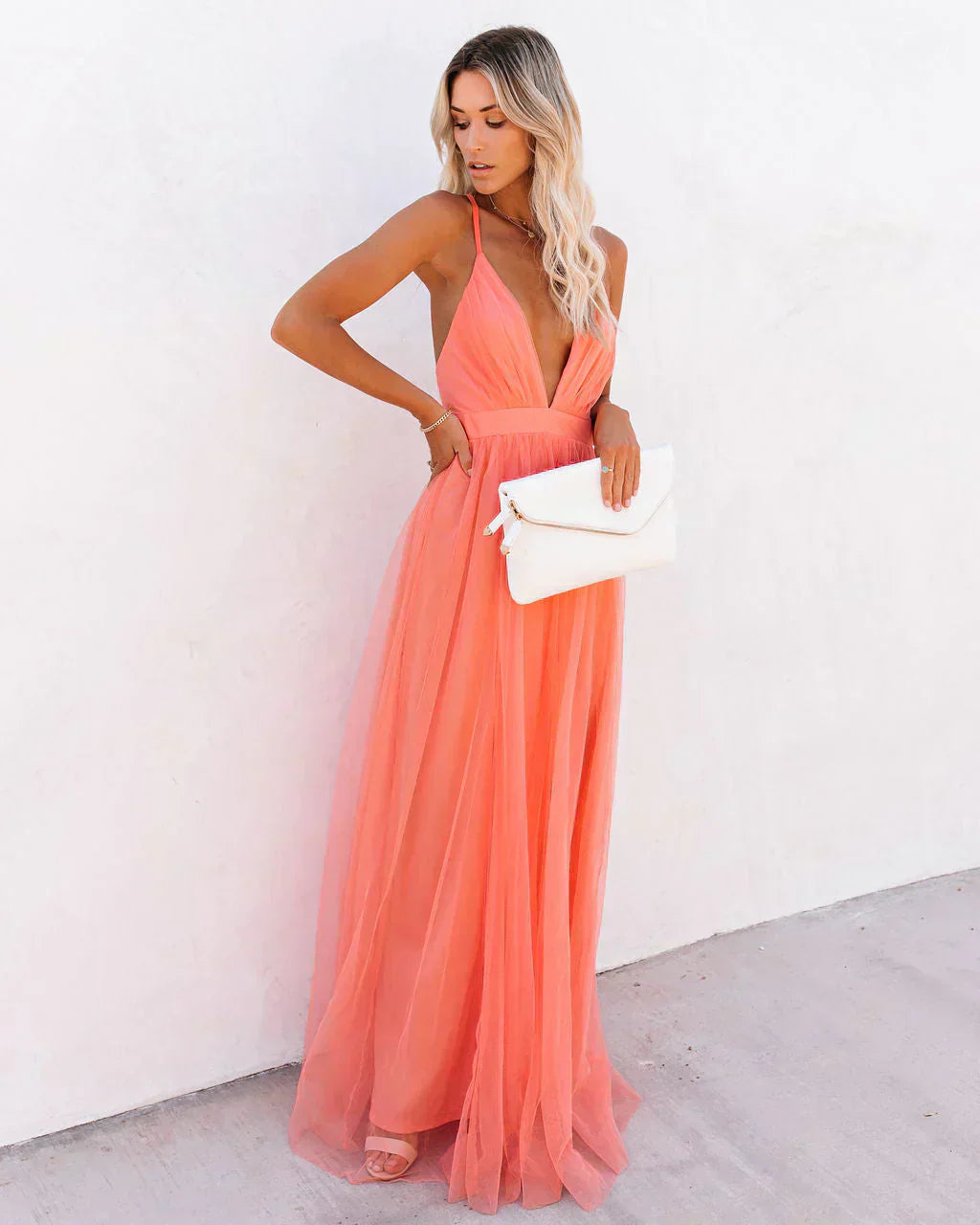 PREMIUM FABRIC MAXI DRESS FOR WOMEN