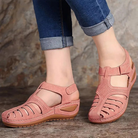Women's Casual Orthopedic Sandals With Cut-out Design