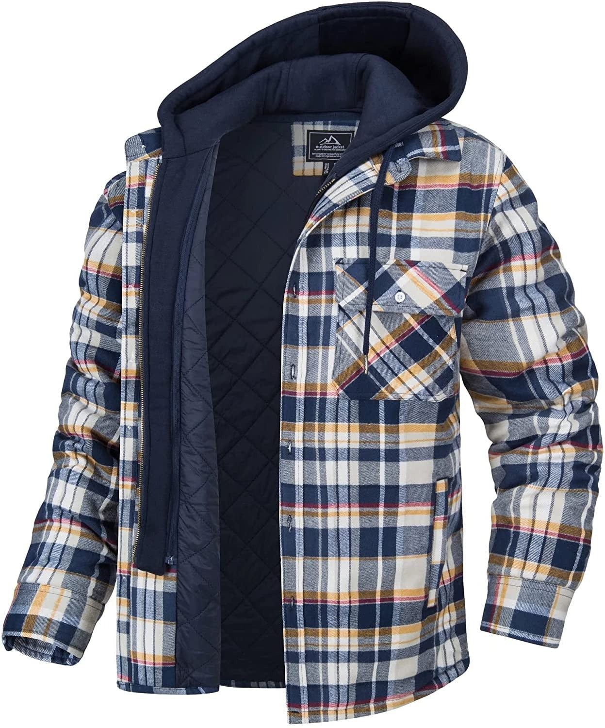 Men's Jacket With Checked Pattern | Winter