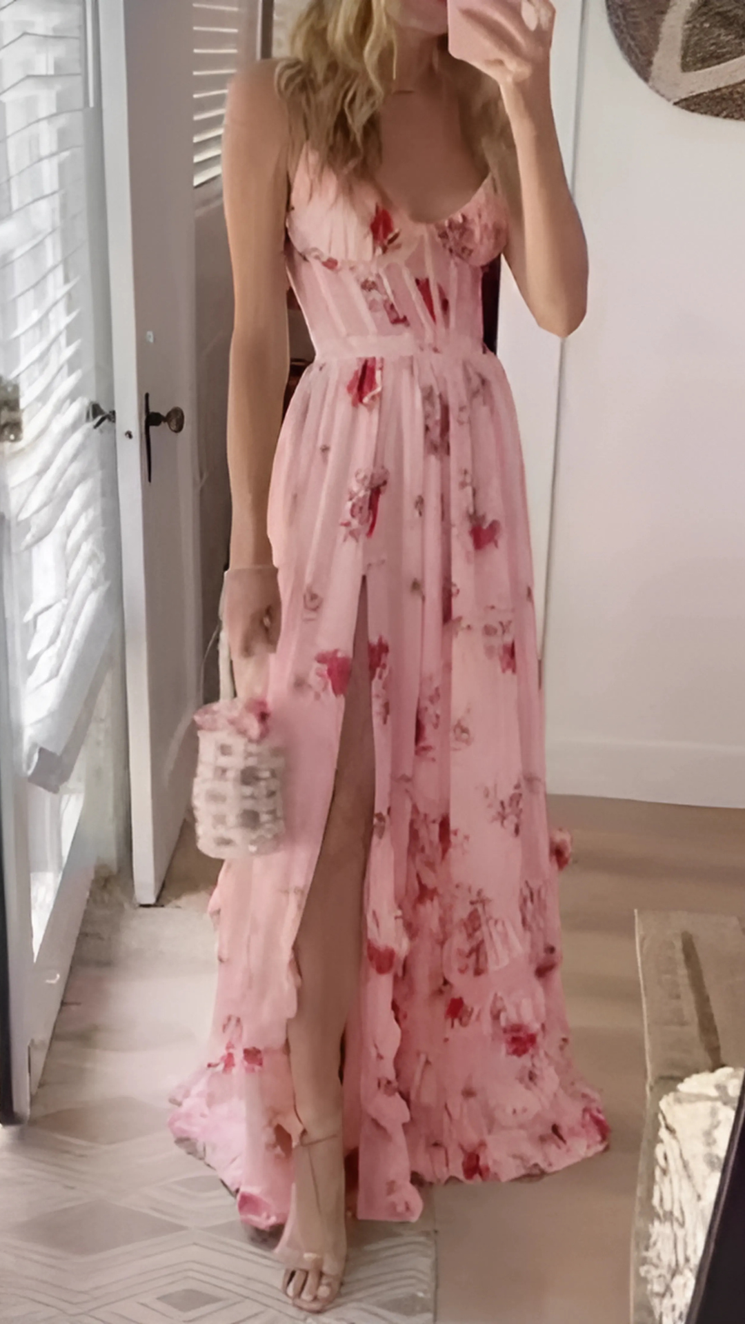 CLASSIC WOMEN'S MAXI FLORAL DRESS