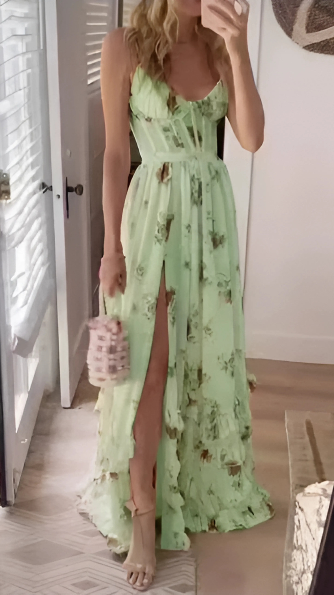 CLASSIC WOMEN'S MAXI FLORAL DRESS